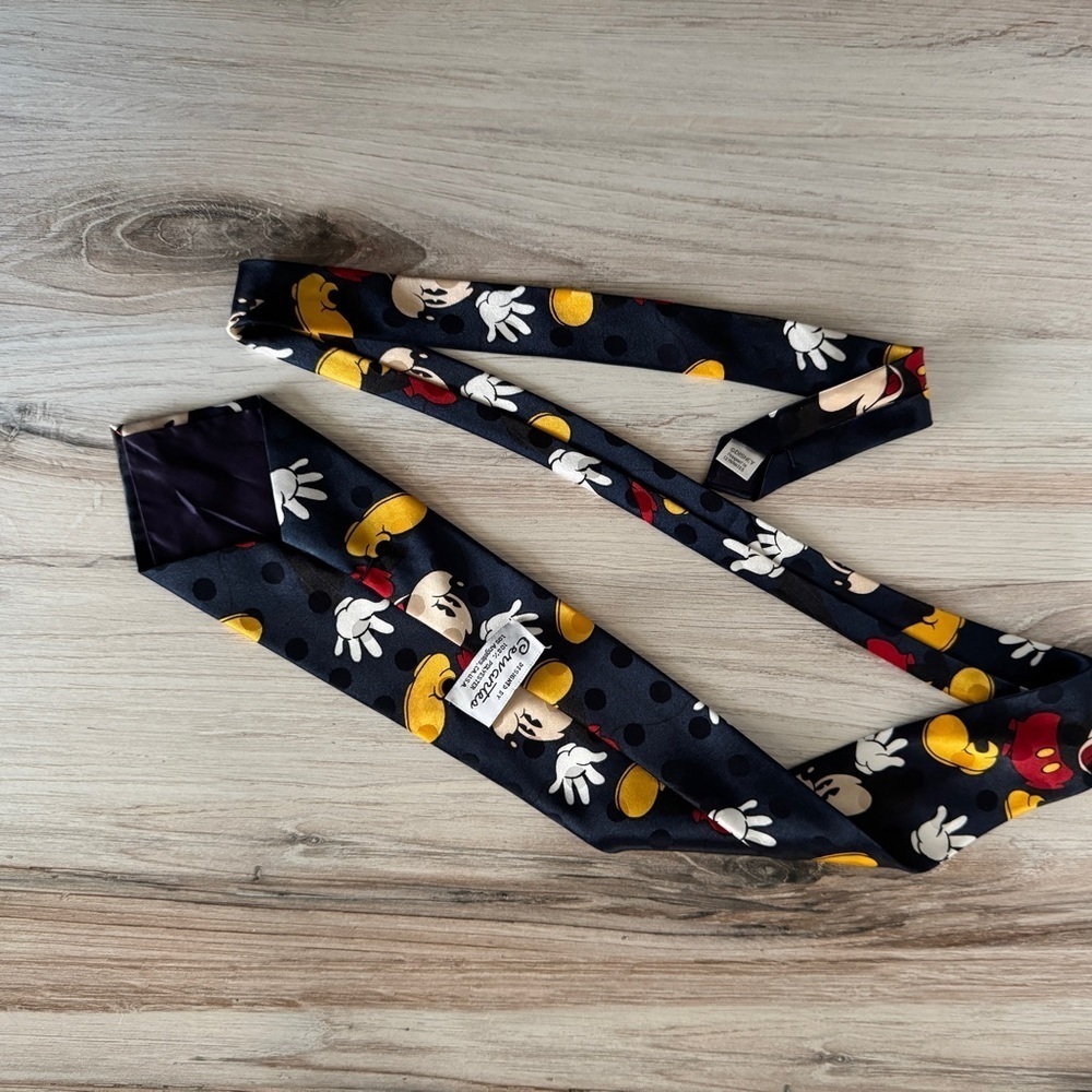 Vintage Disney Mickey Mouse Tie | Rudy Cervantes Los Angeles | 59” Novelty Tie - Picture 10 of 10